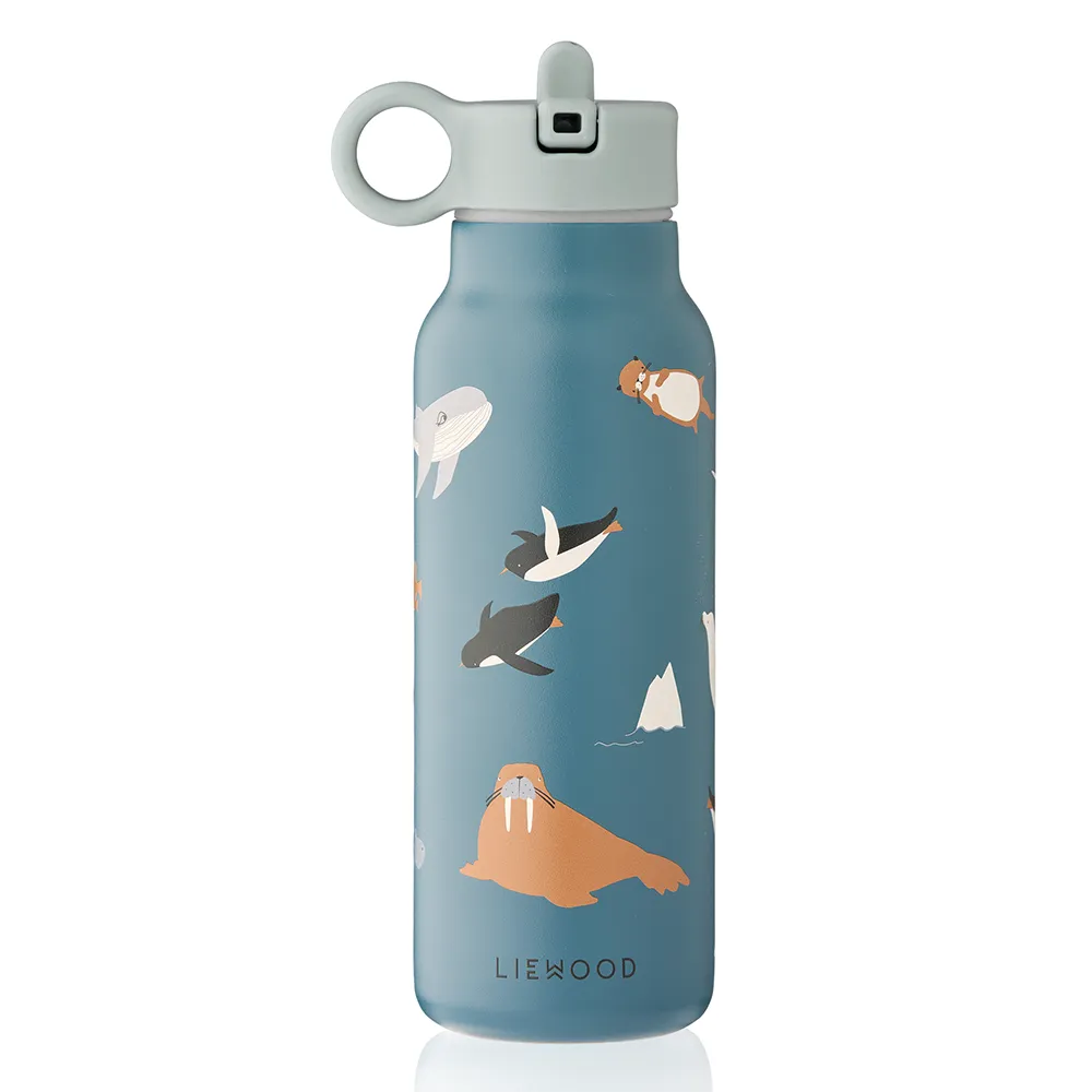 Liewood Falk vandflaske 350 ml Arctic Sea/ Ocean view