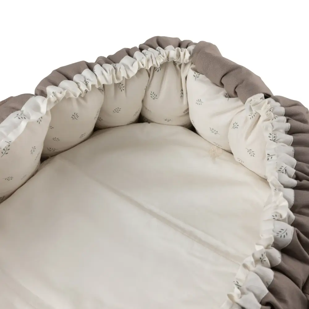 Sebra Vandtæt sengetæppe Babynest måneskin beige