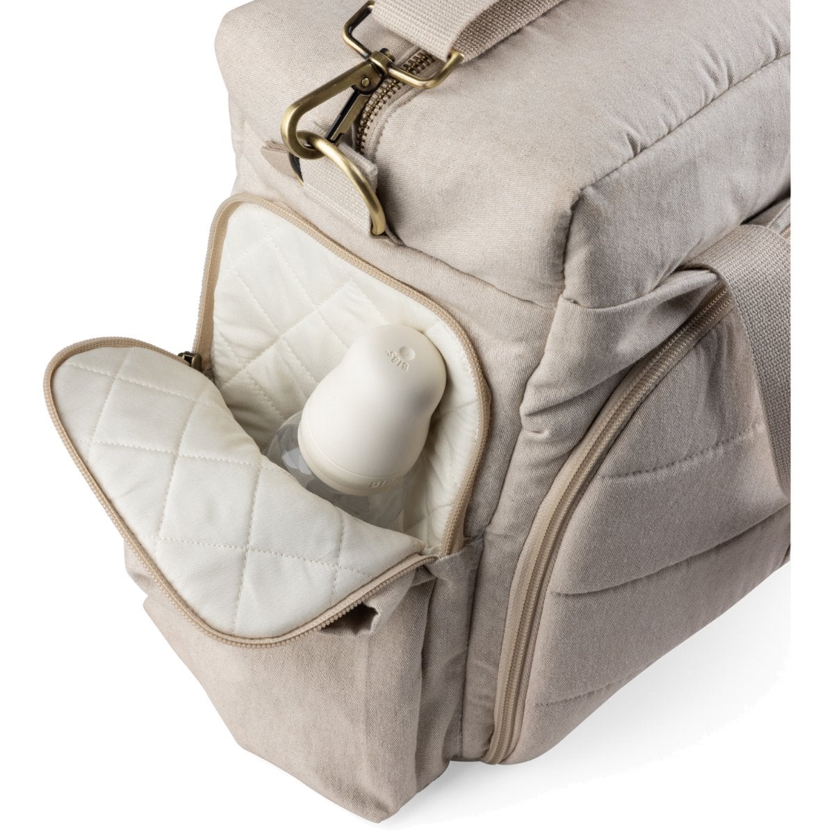 Sebra On-the-go pusletaske morning beige melange