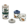 Liewood Dominique Baby Food Tritan Boxes 4-Pack Dinosaurs / Mist