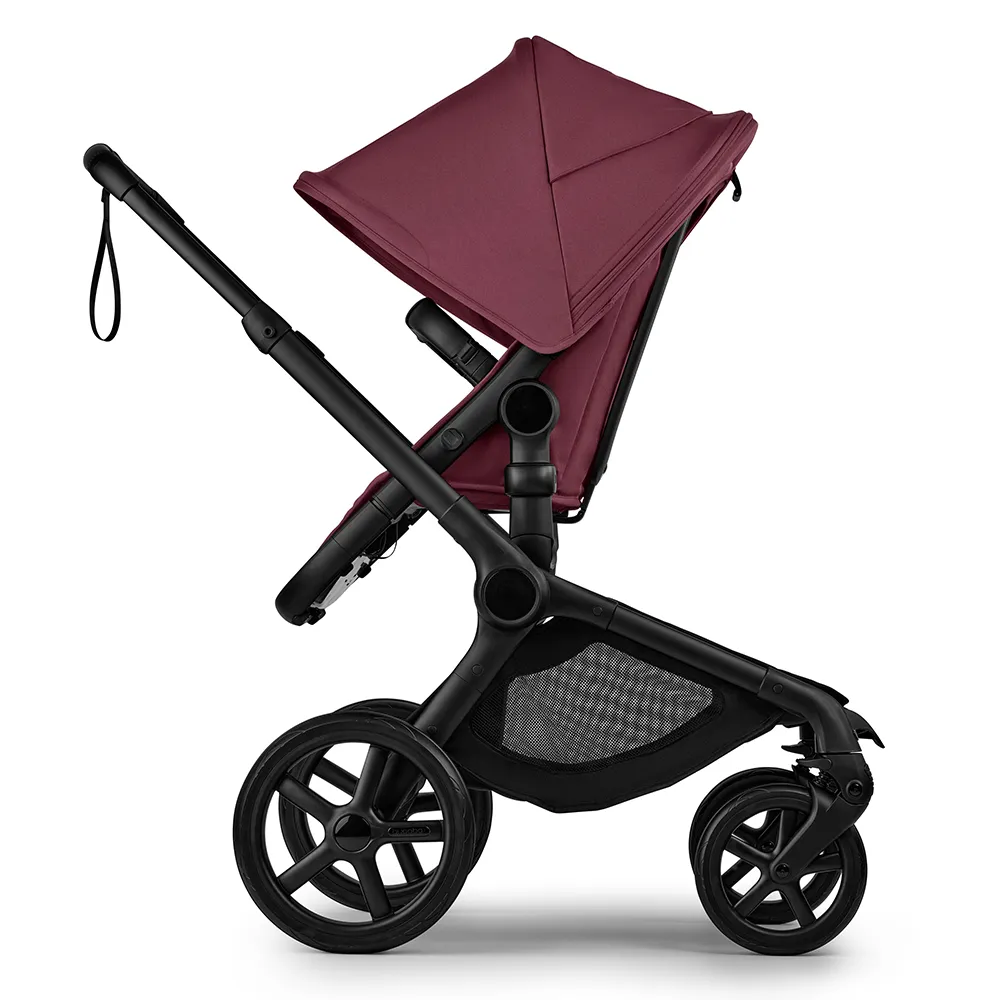 Bugaboo Fox 5 barnevogn Renew  Sort/Mørk Cherr