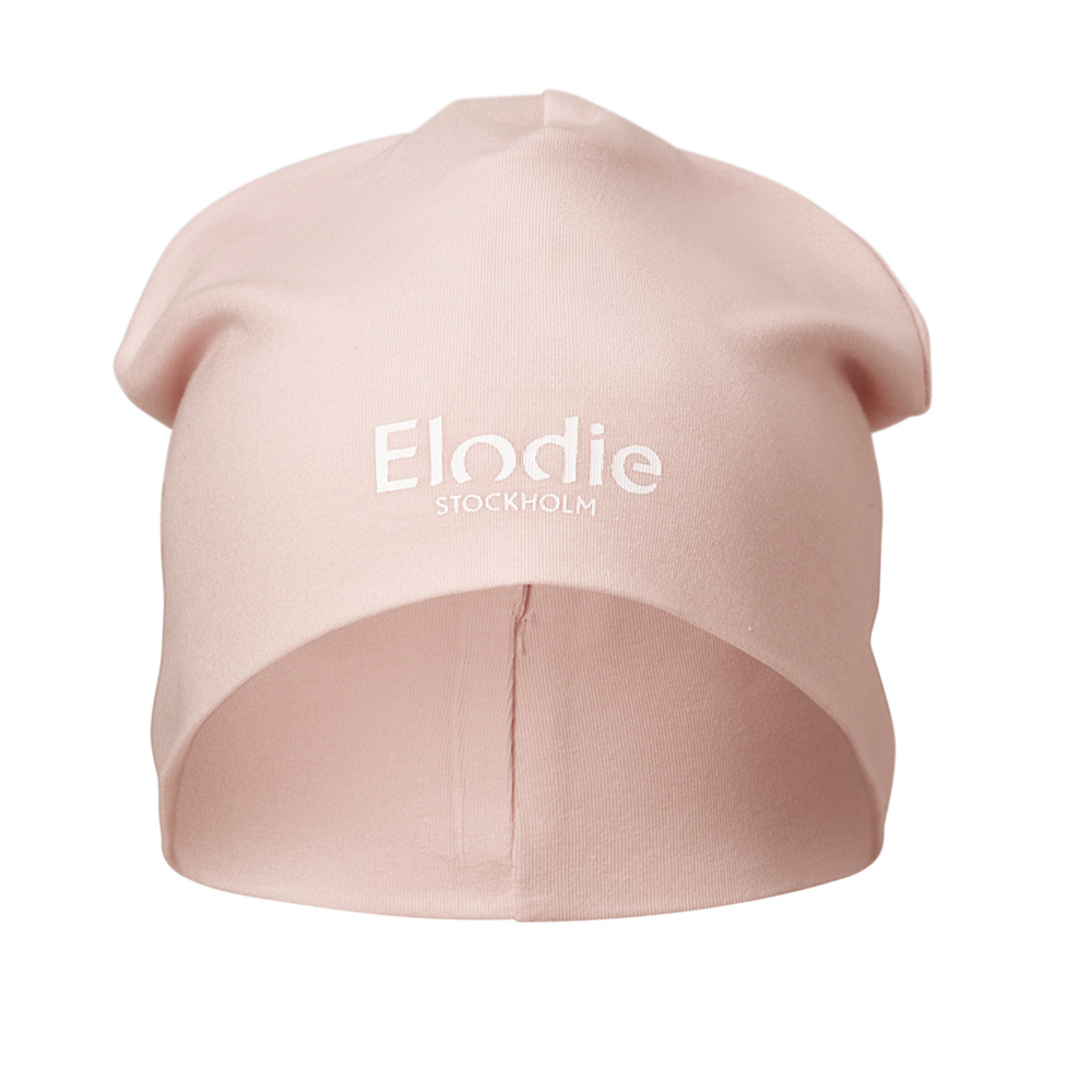 Elodie  bomuldshætte Logo Misty Pink 0-6 m