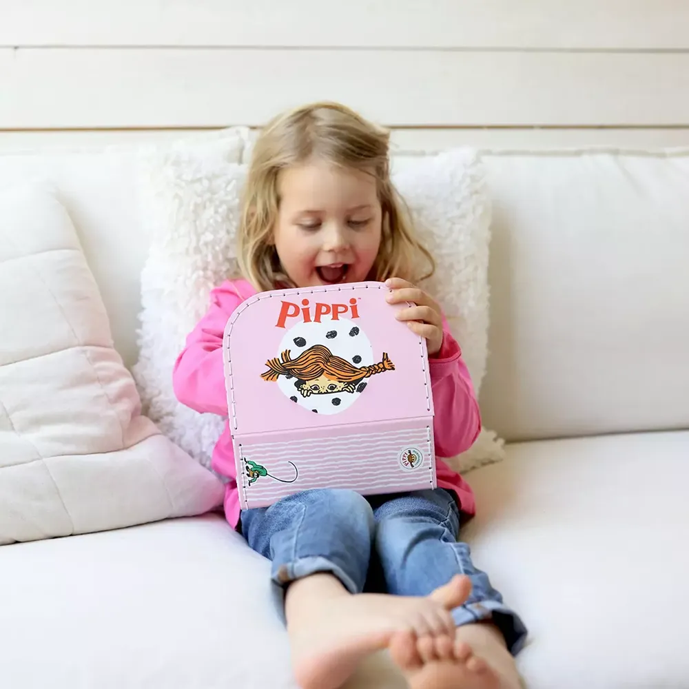 Pippi Rejsetaske, 20 cm, pink