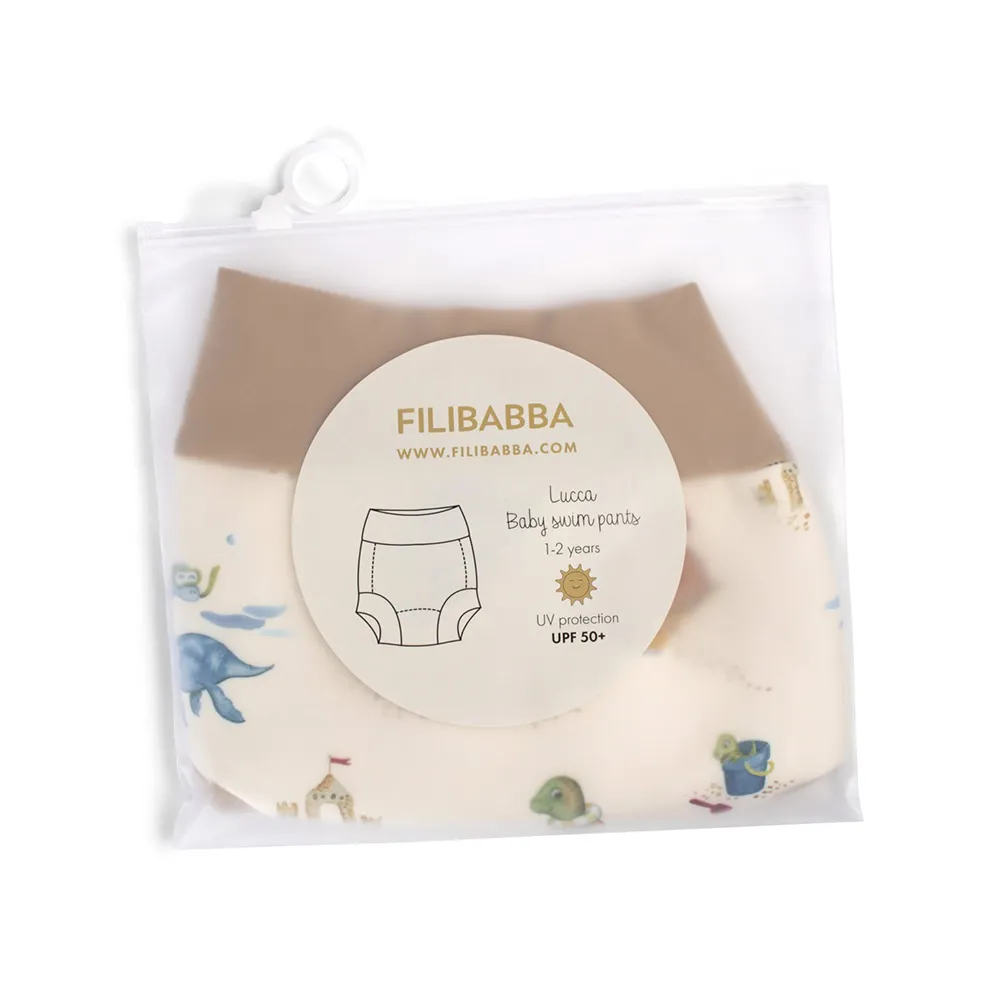 Filibabba Lucca Blebadebukser 1-2 år Dino Beach