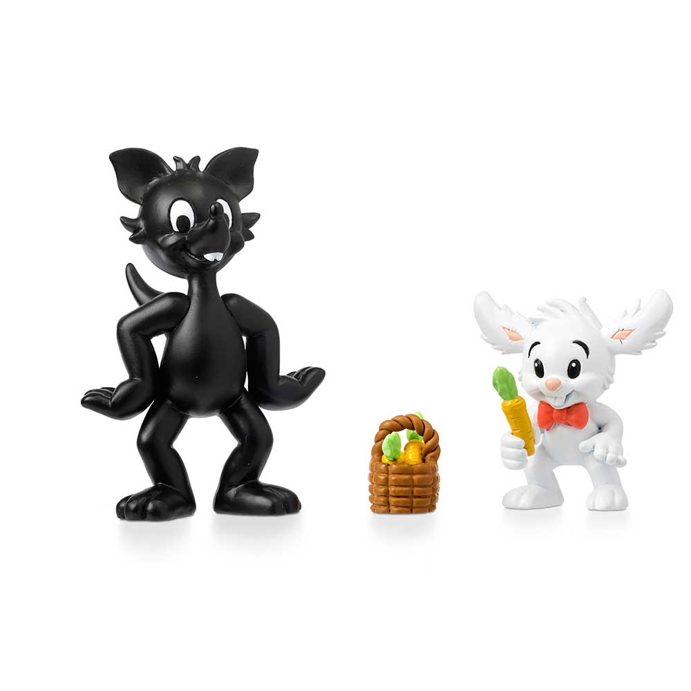 Bamsefigursæt Lille Skutt & Ulven