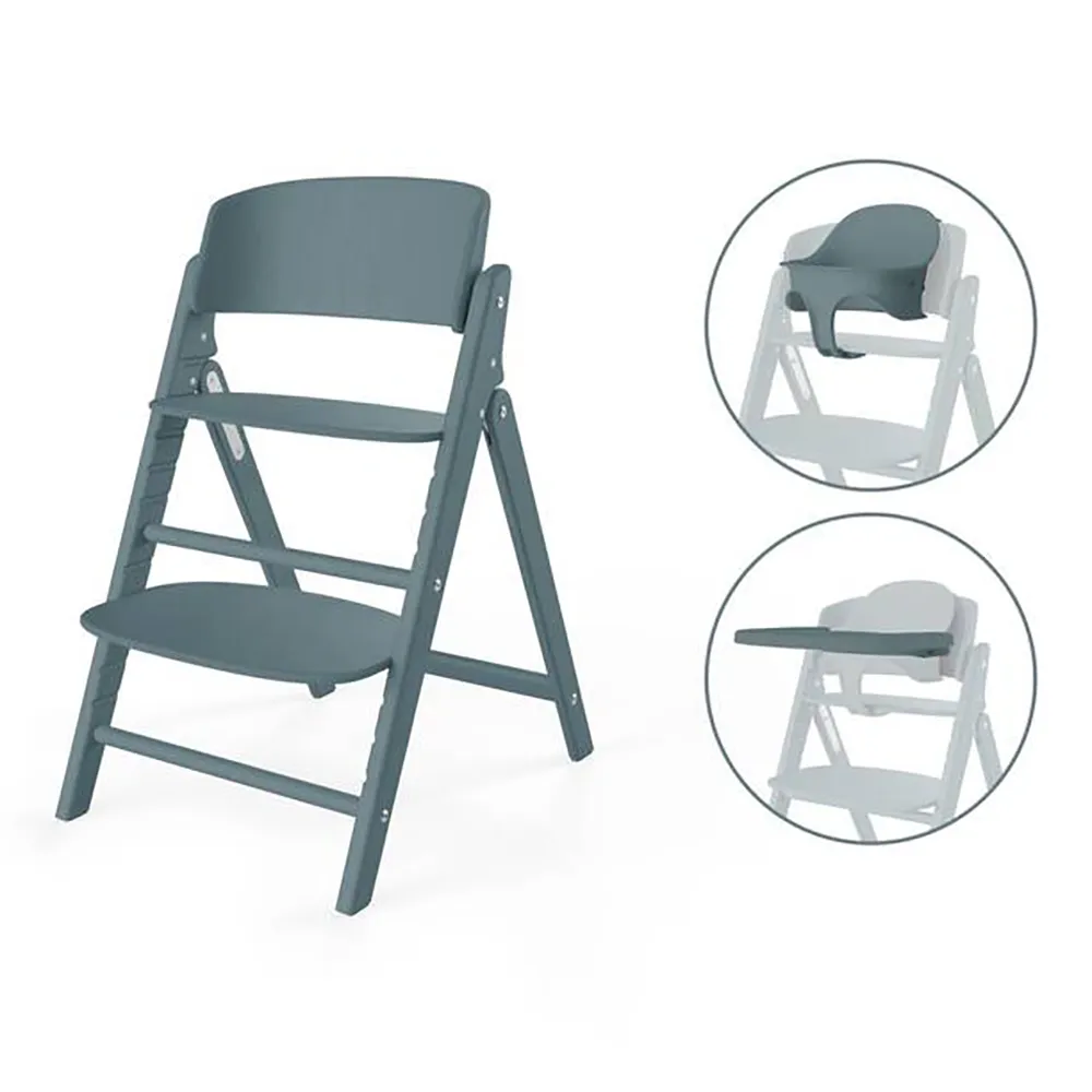Cybex Click & Fold Spisebordsstol 3-in-1 Stone Blue