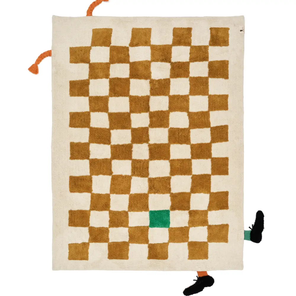  Kids Concept Tæppe ternet PIPPI