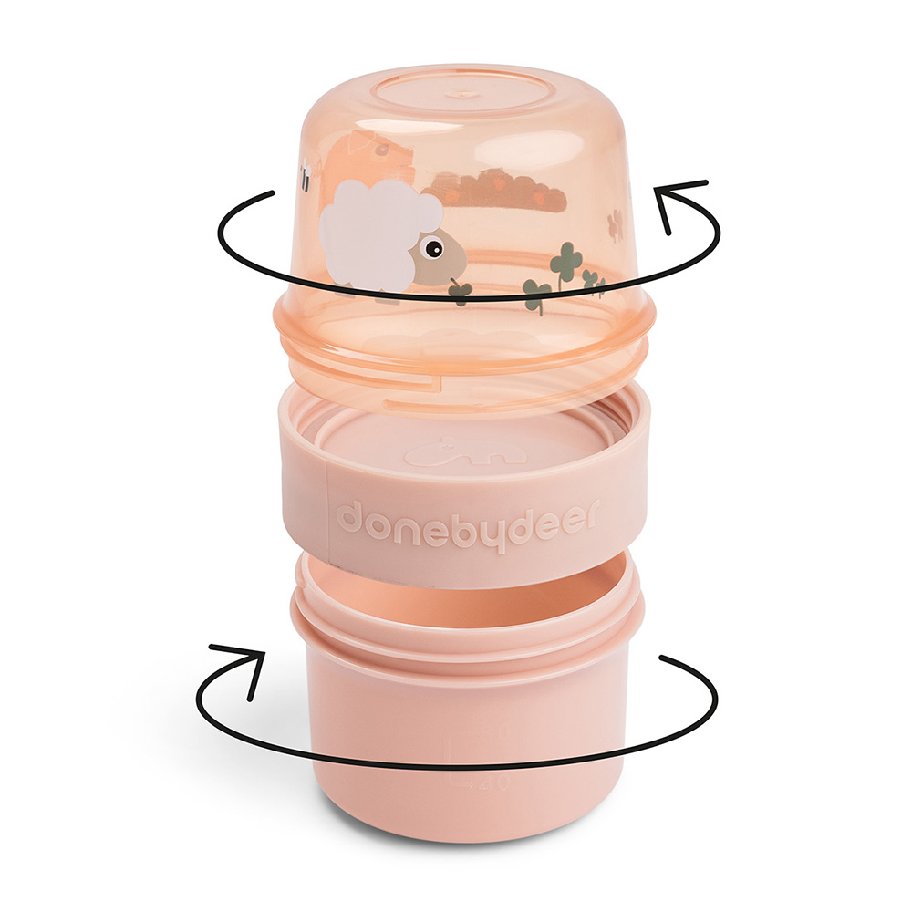 Done by Deer To go 2-vejs snackbeholder S Tiny farm Powder