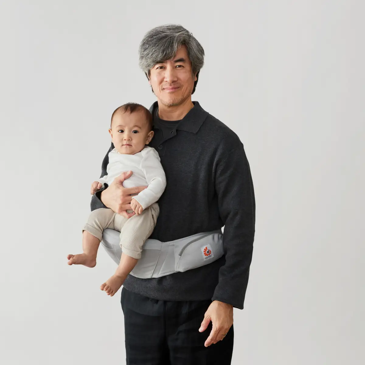 Ergobaby Lift hoftesæde Pearl Grey