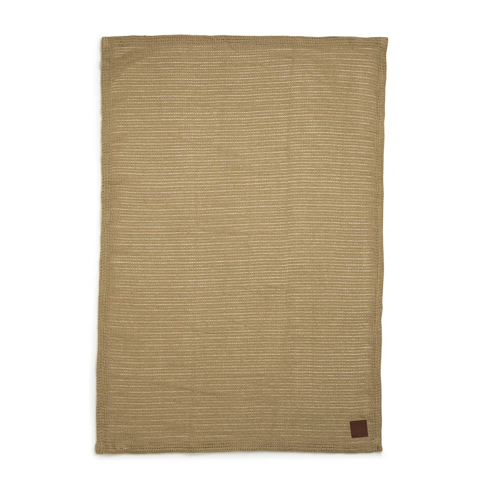 Elodie Grid Tæppe Pure Khaki