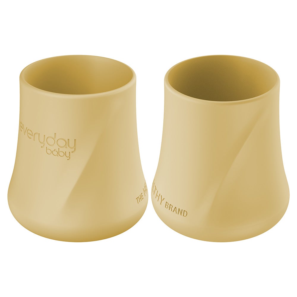 Everyday Baby silikonekop 2-pak Soft Yellow
