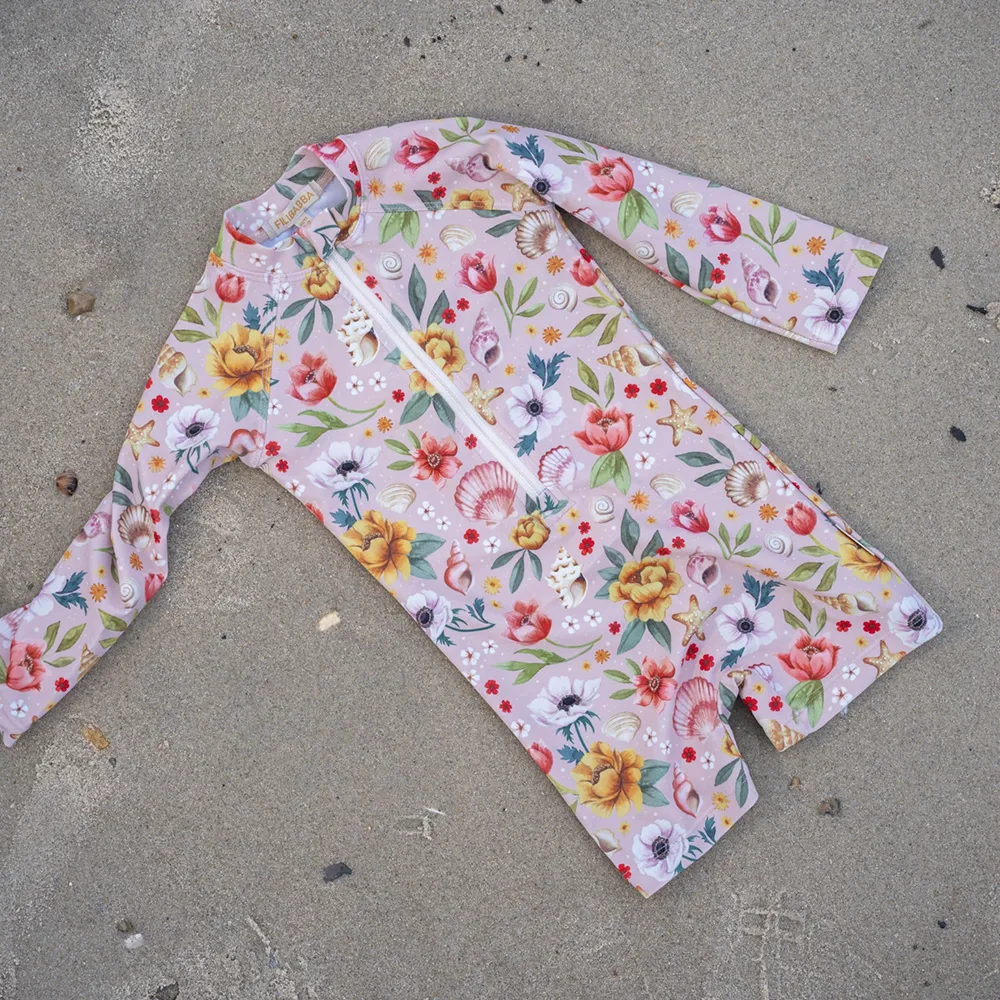 Filibabba Villads UV-dragt 3-4 år – Ocean Blossom