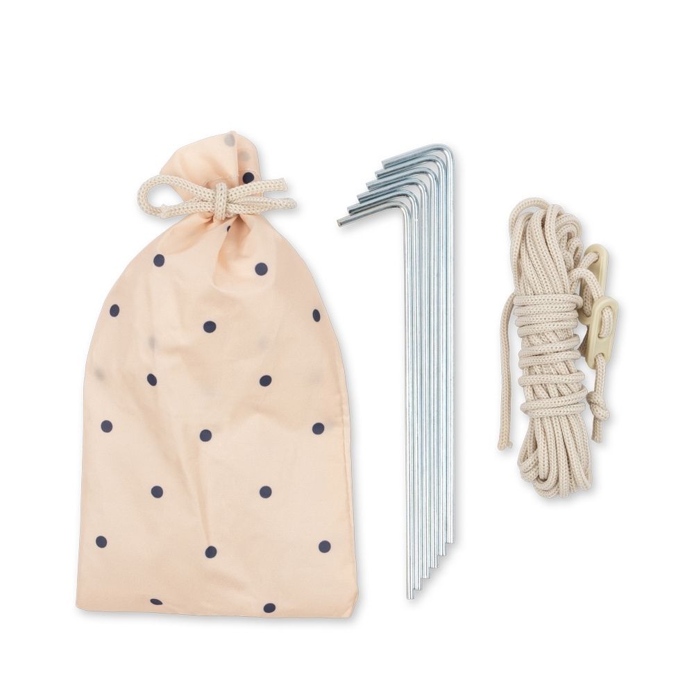 Konges Sløjd Beach Tent Pop Up Uv 50+ Navy Dots-One Size