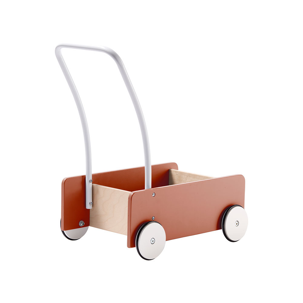 Kids Concept lær-at-gå-vogn rust