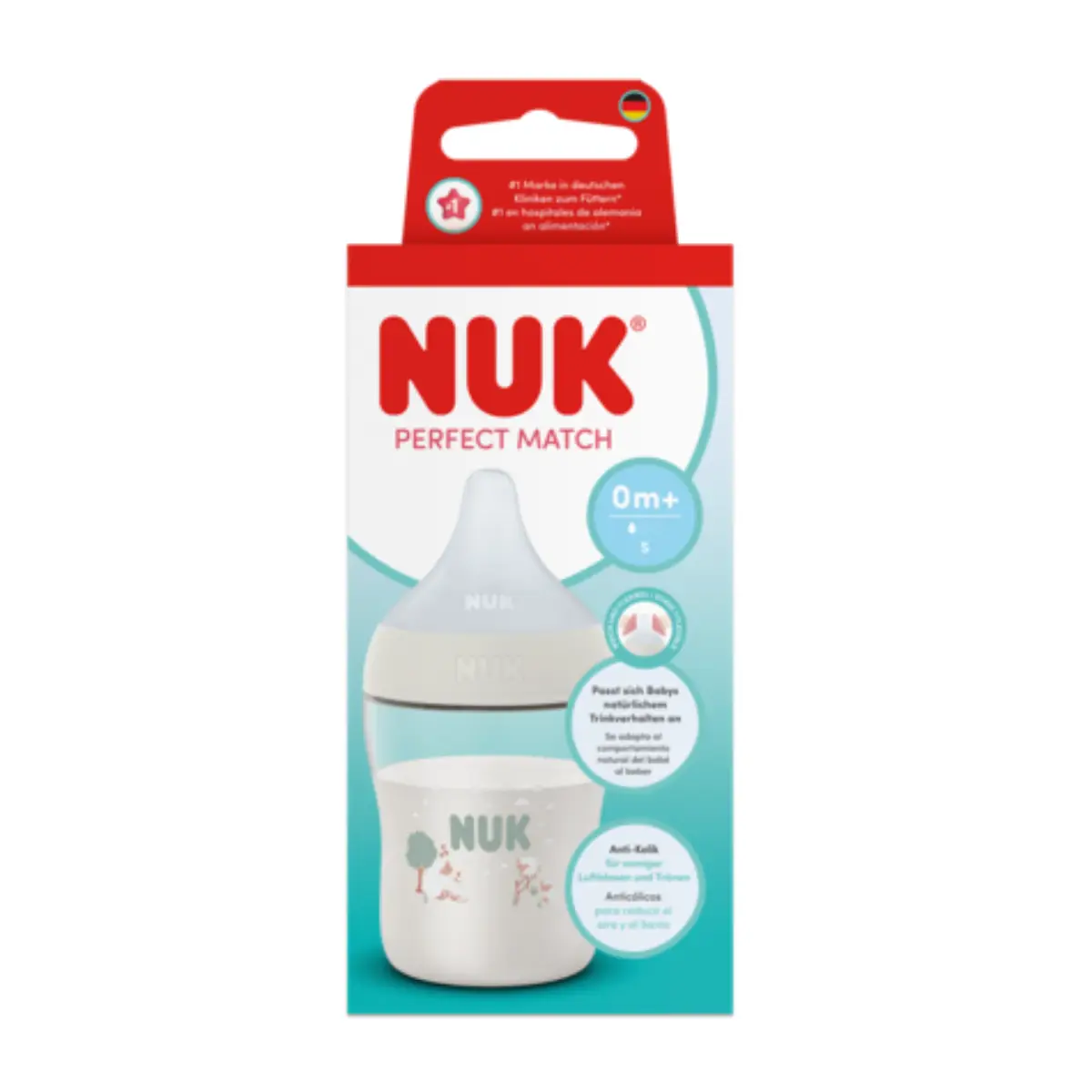 NUK Perfect Match 150 ml, får, 0 måneder+