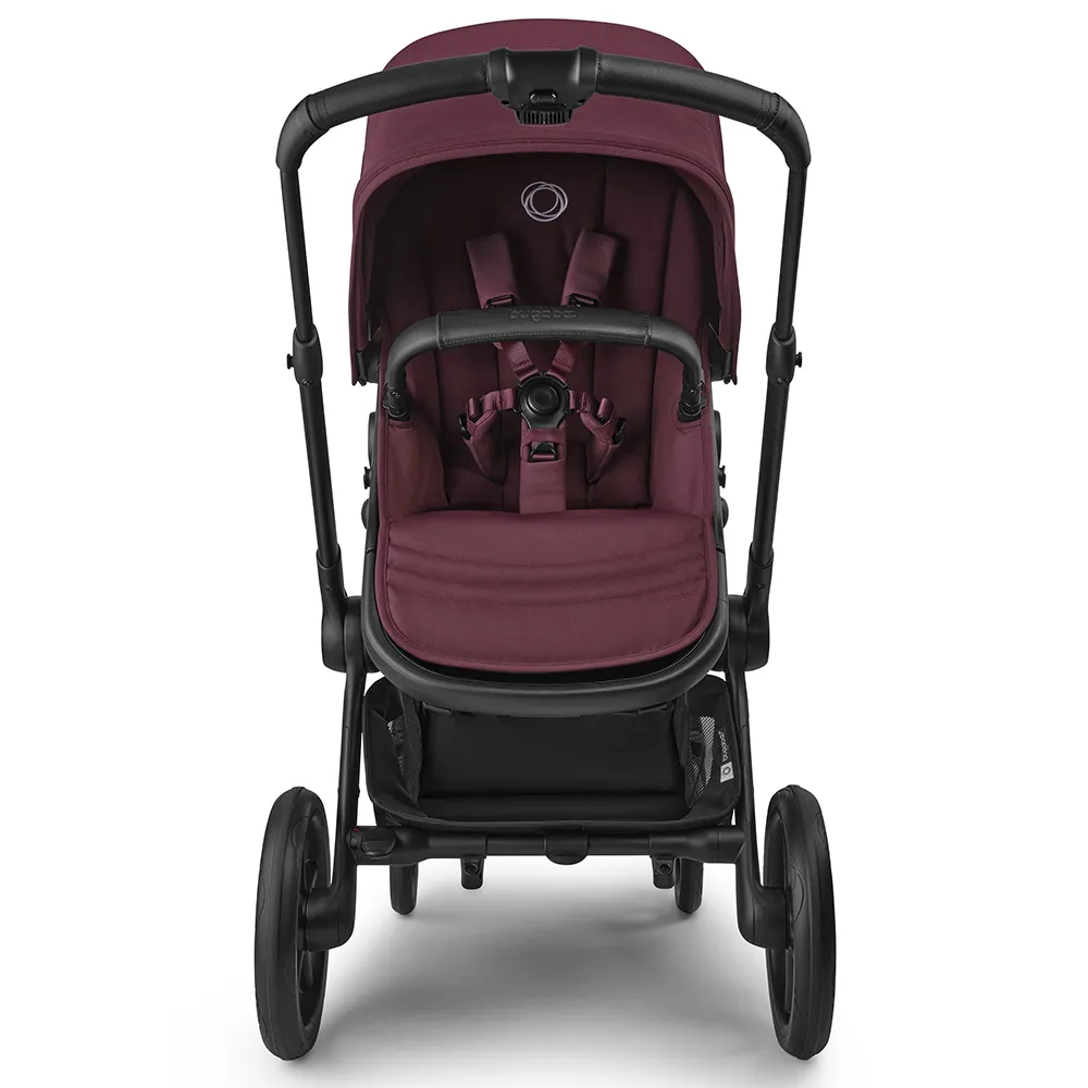 Bugaboo Fox 5 barnevogn Renew  Sort/Mørk Cherr