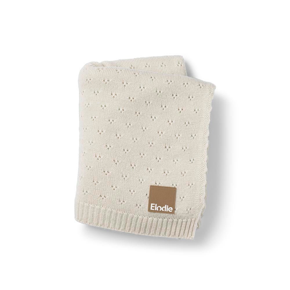 Elodie Details Pointelle tæppe  Creamy White