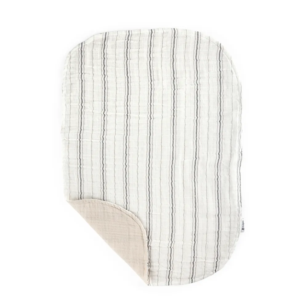 Sebra pusleunderlag 2-pak muslin Stripe