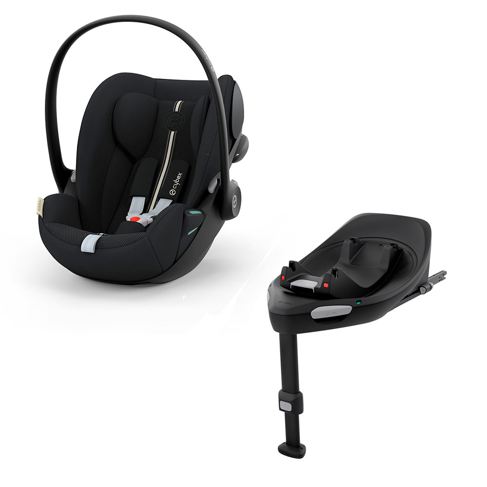 Cybex Cloud G Mono Black Plus autostolpakke