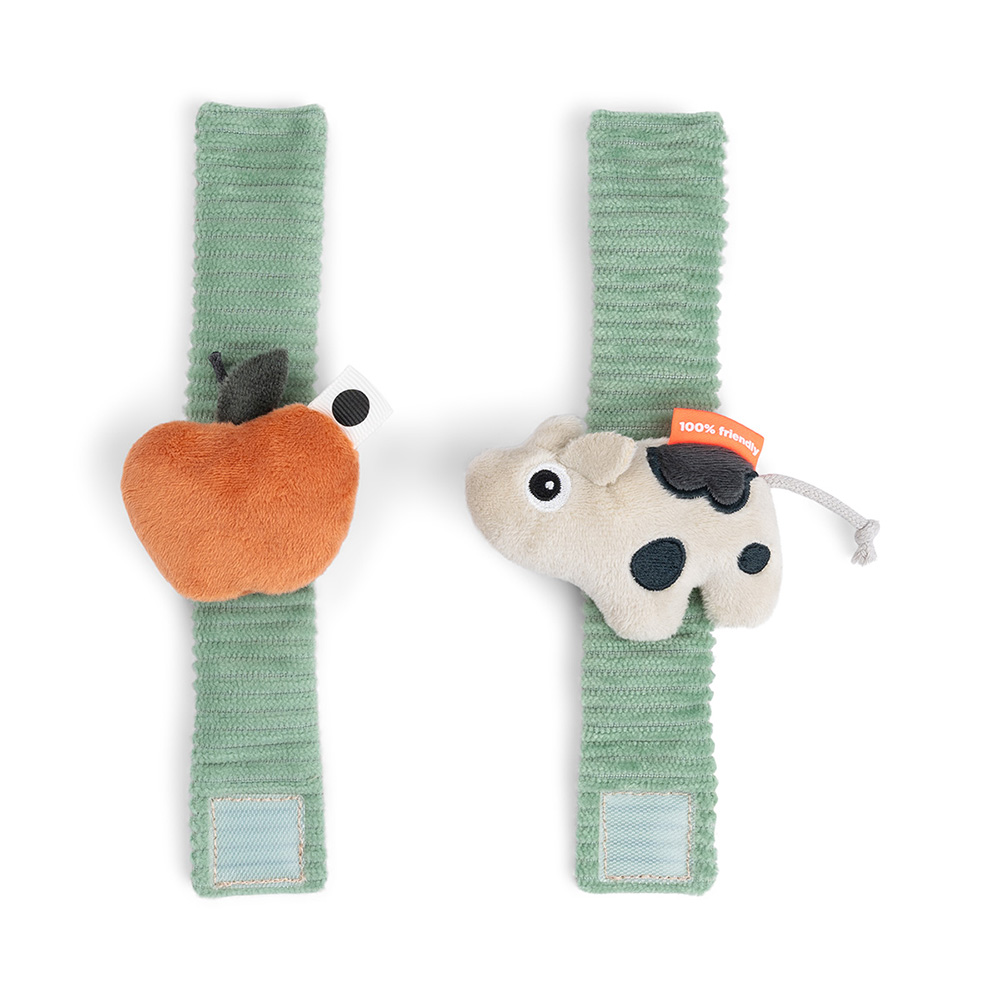 Done by Deer håndled rangle 2-pack Dotti Green