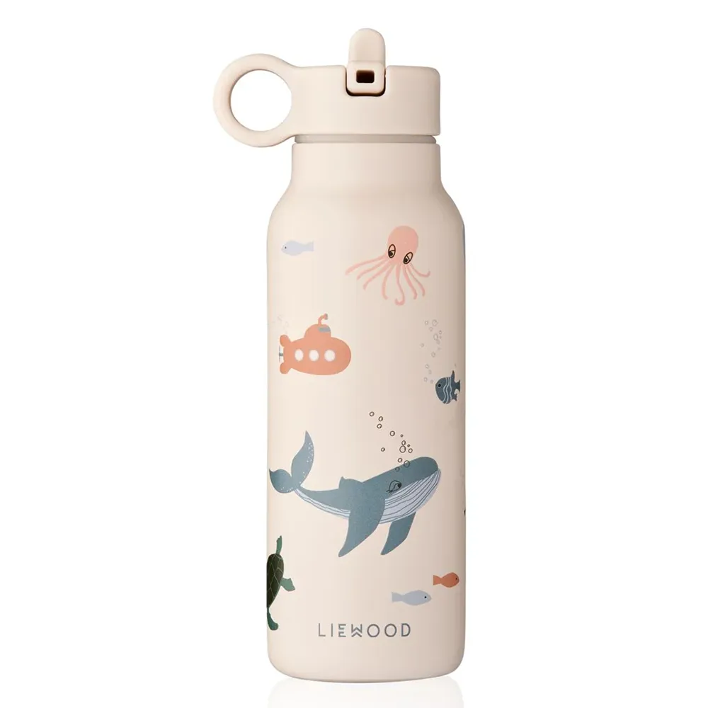 Liewood Falk vandflaske 350 ml Sea creature/Sandy 1028