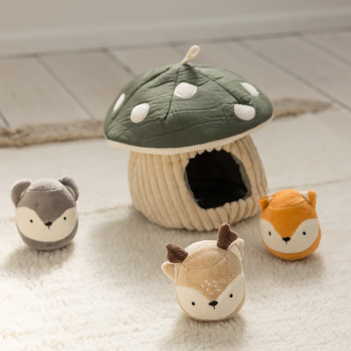 Sebra aktivitetslegetøj titte-bøh svamp