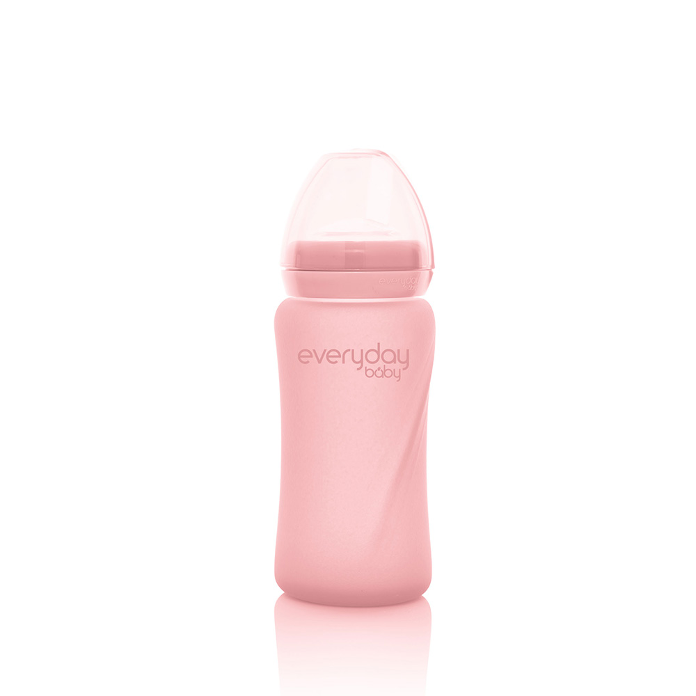 Everyday sugerørflaske Healthy + 240 ml - Rose Pink
