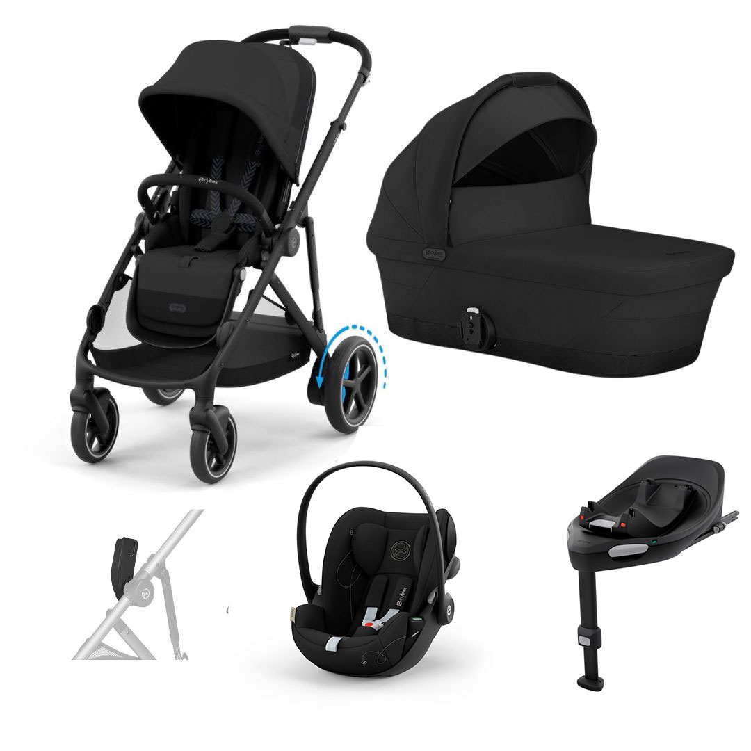 Cybex eGAZELLE S + Cybex Cloud G babyautostol pakke