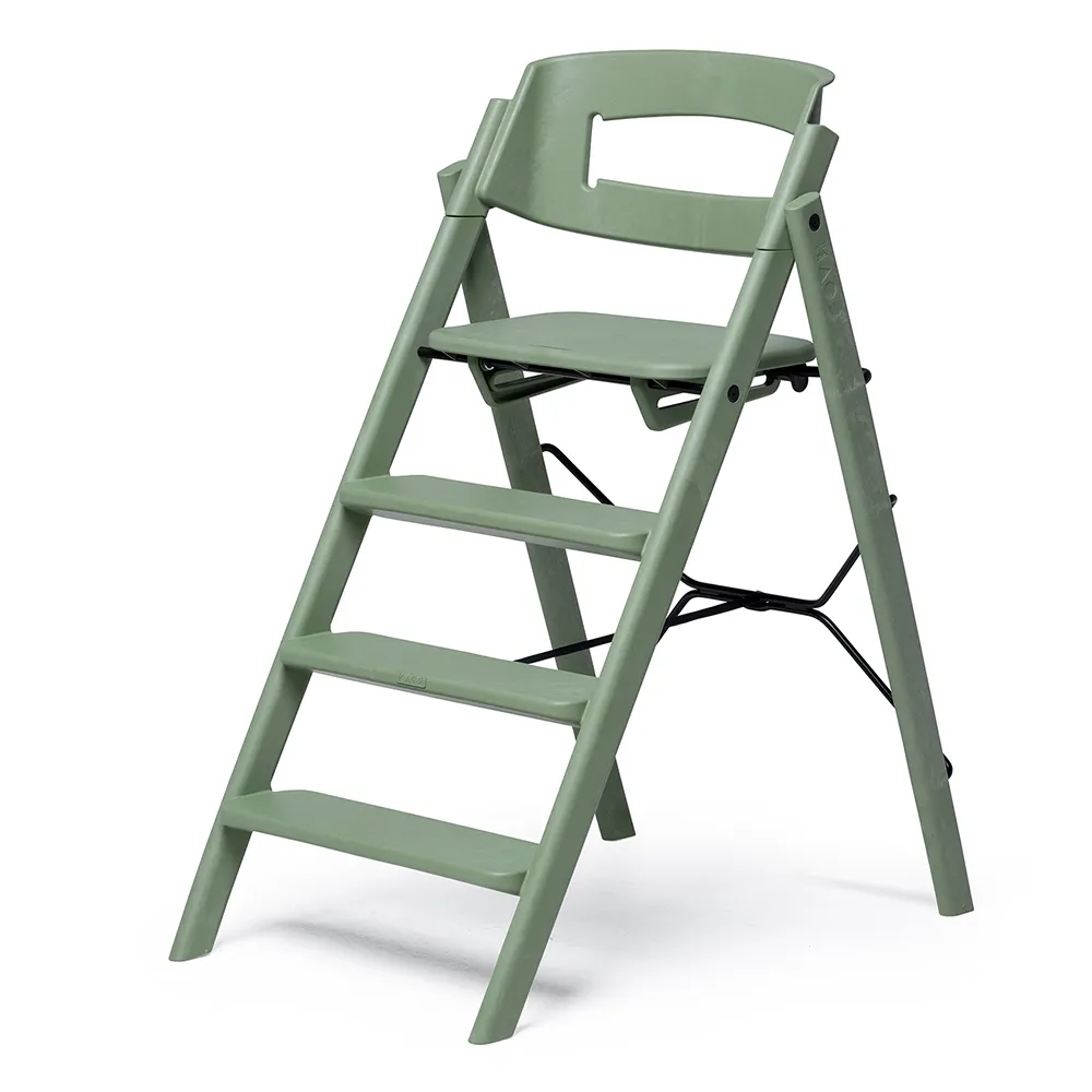 Kaos Klapp Højstol genbrugsplast Mineral Green