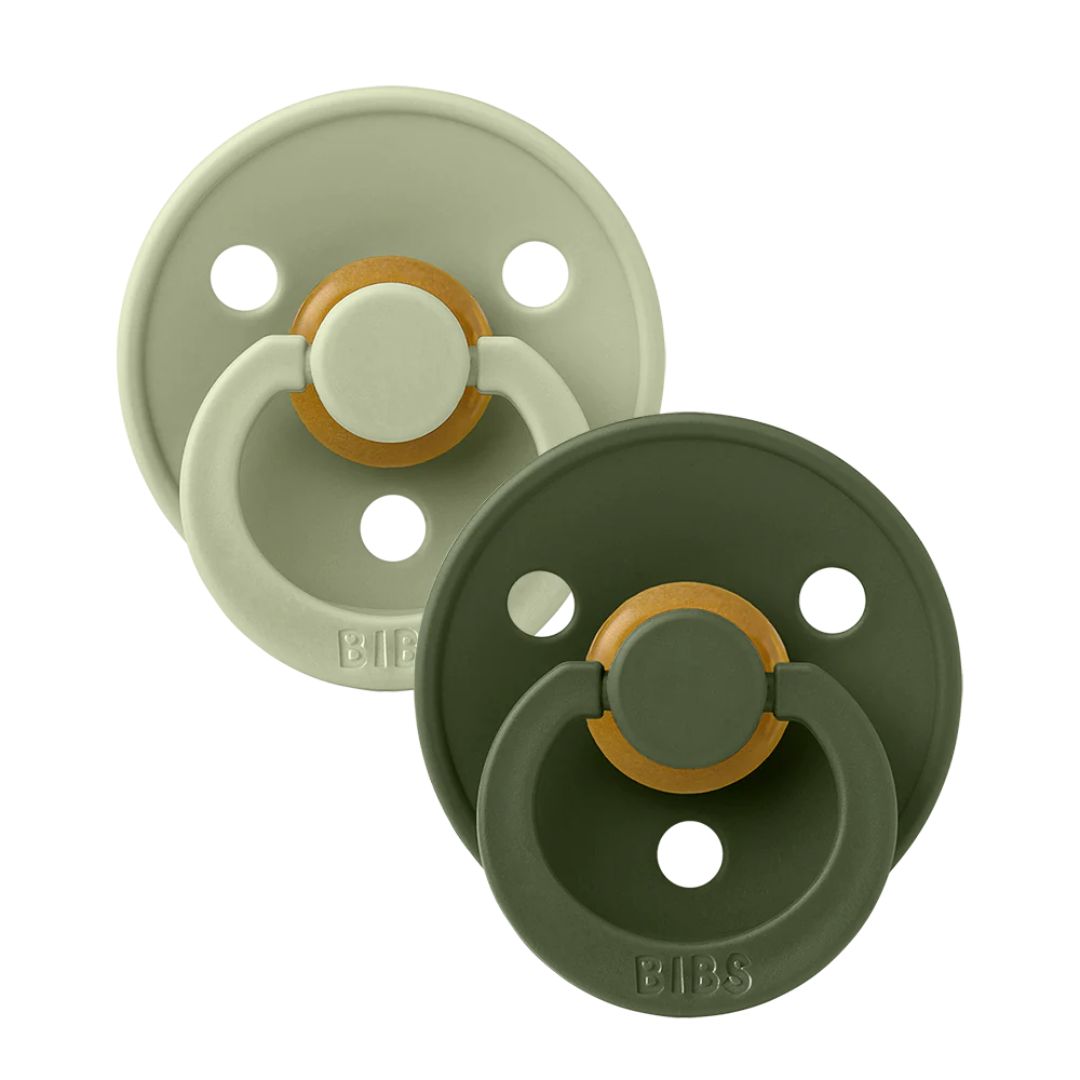 Hagesmæk Napp latex 2-pak 0-6m Sage/Hunter Green