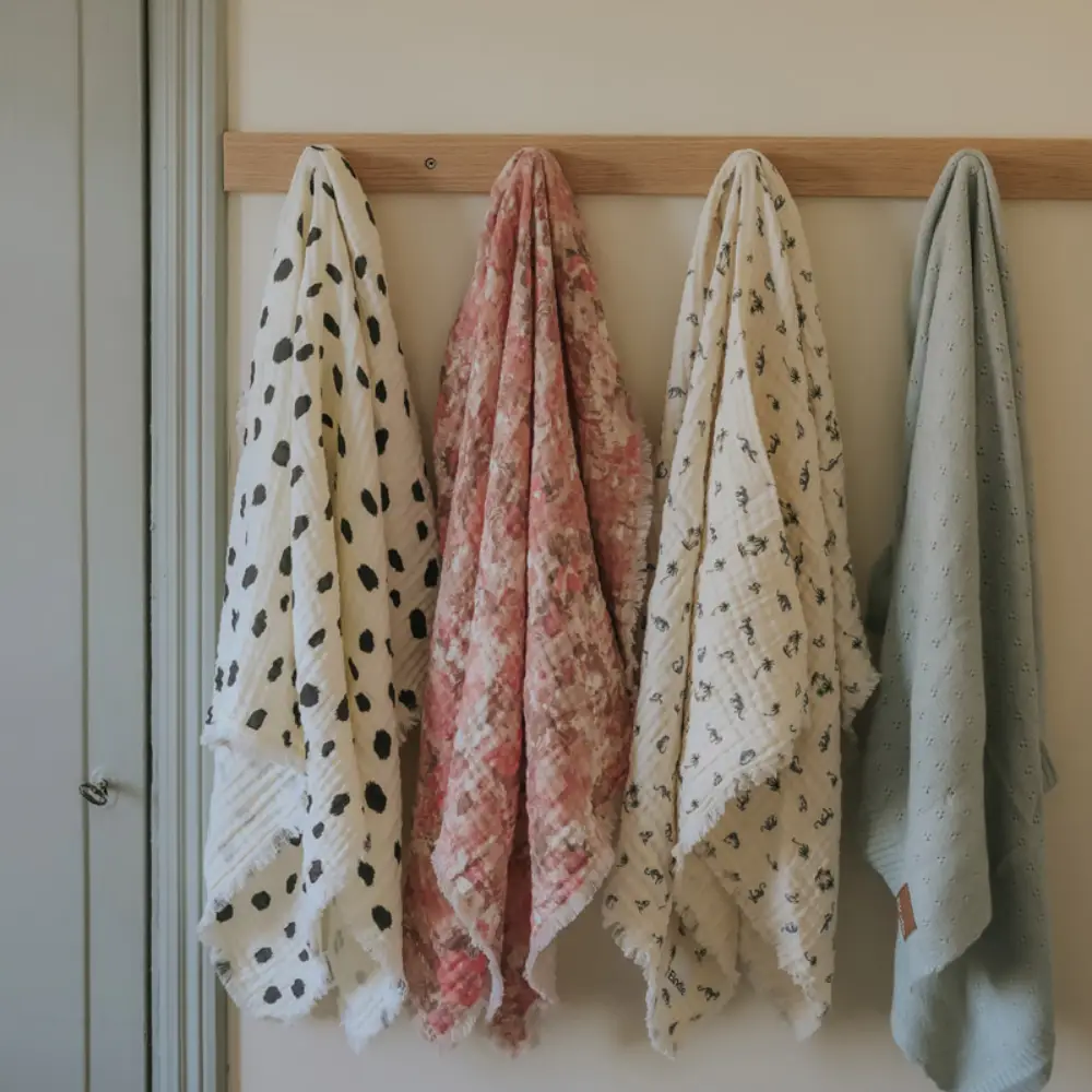  Elodie Pointelle Tæppe Mineralgrøn One size