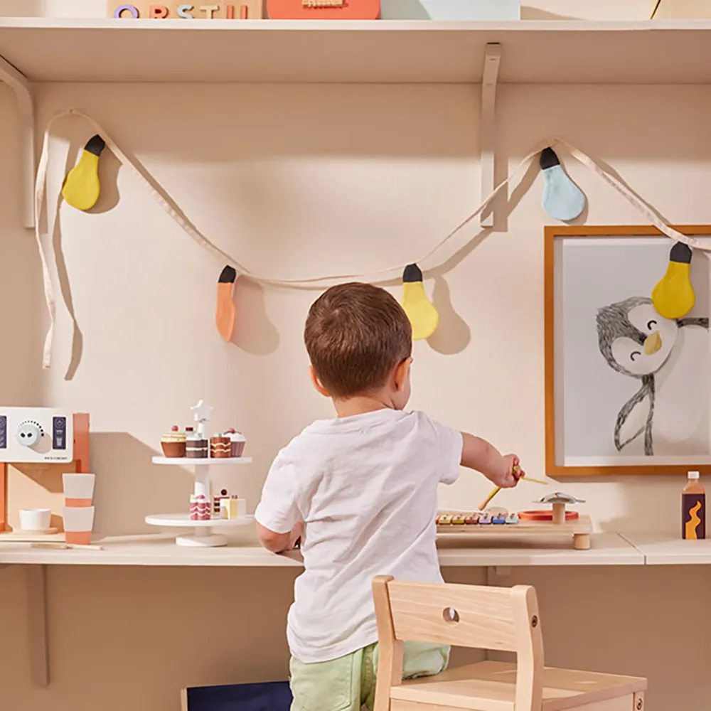 Kids Concept Girlang-lyspære grøn multi