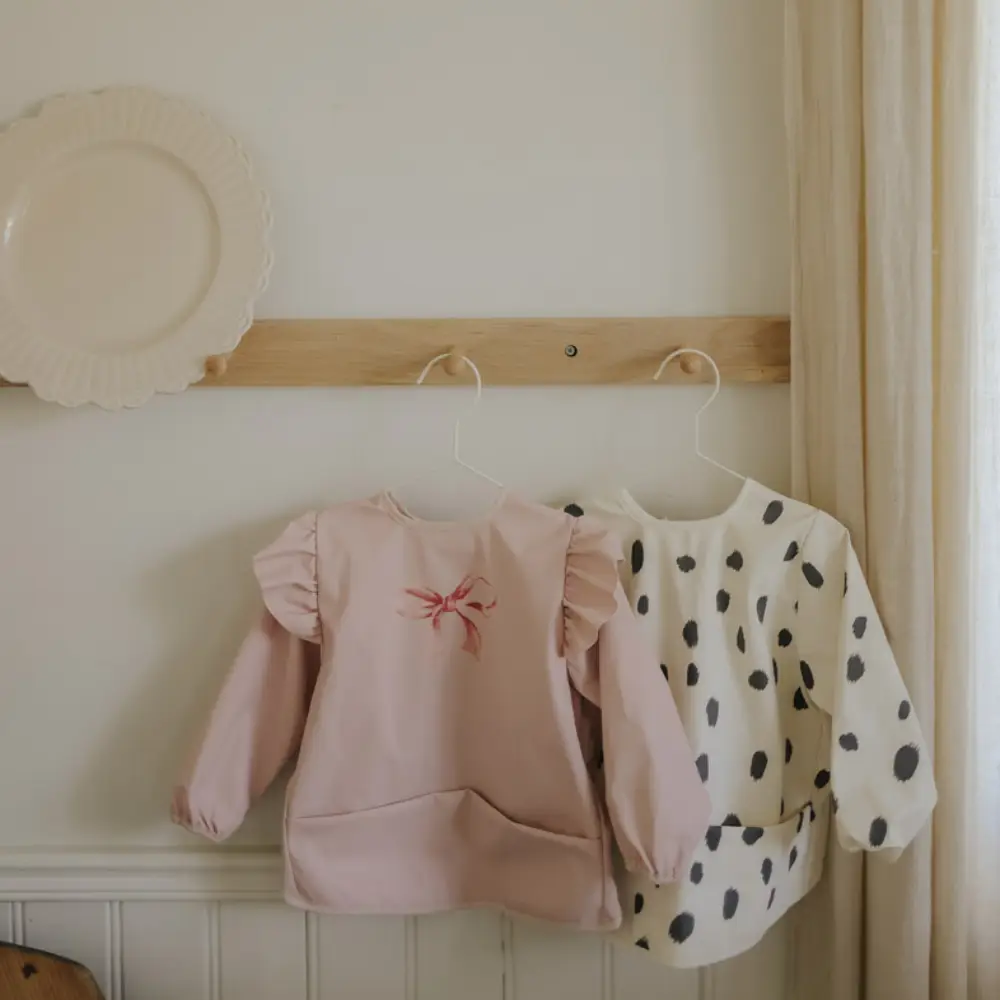 Elodie Langærmet Hagesmæk Rosy Sløjfe One size