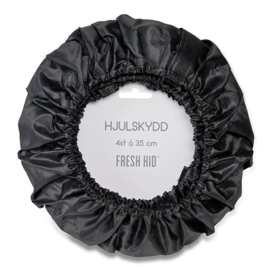 Fresh Kid Hjulbeskyttere til barnevogn 4 stk. sort