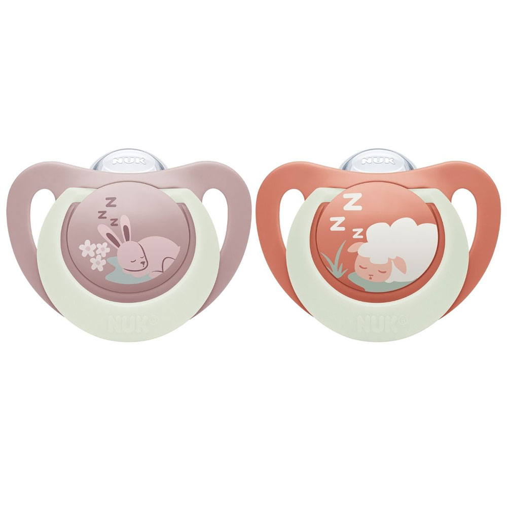 NUK Sut First Choice Night Bunny/Sheep 18 mdr.+