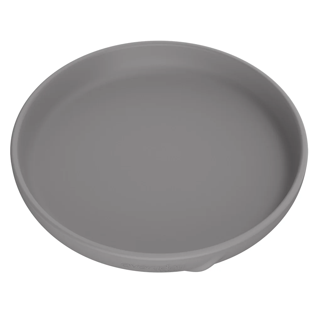 Everyday Baby silikonetallerken Quiet Grey