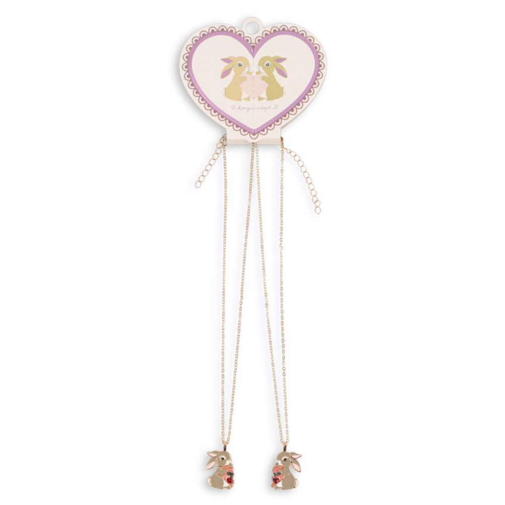 Konges Sløjd Bunny Bestie Necklace Gold-One Size