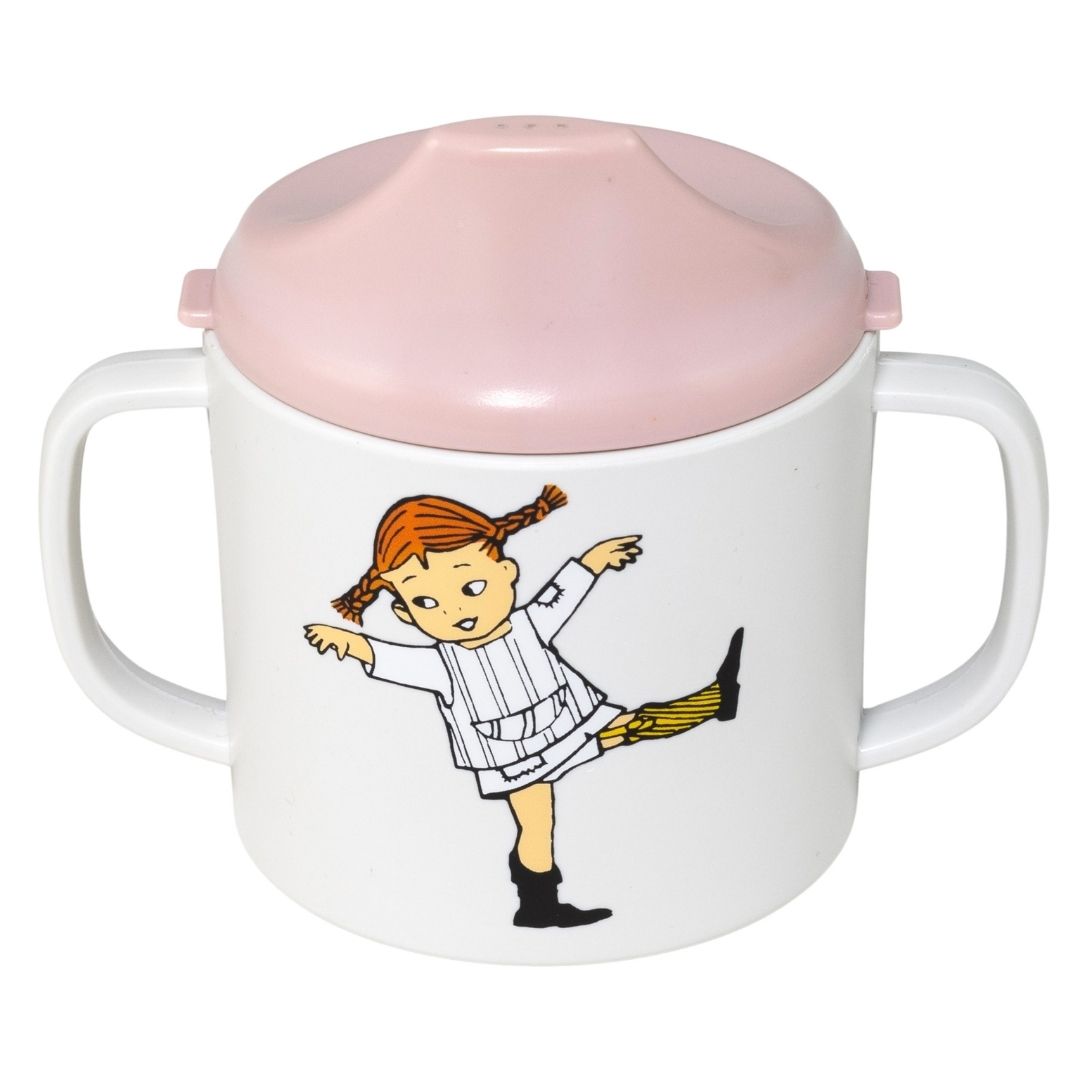 Rätt Start Pippi Cirkus drikkekop pink