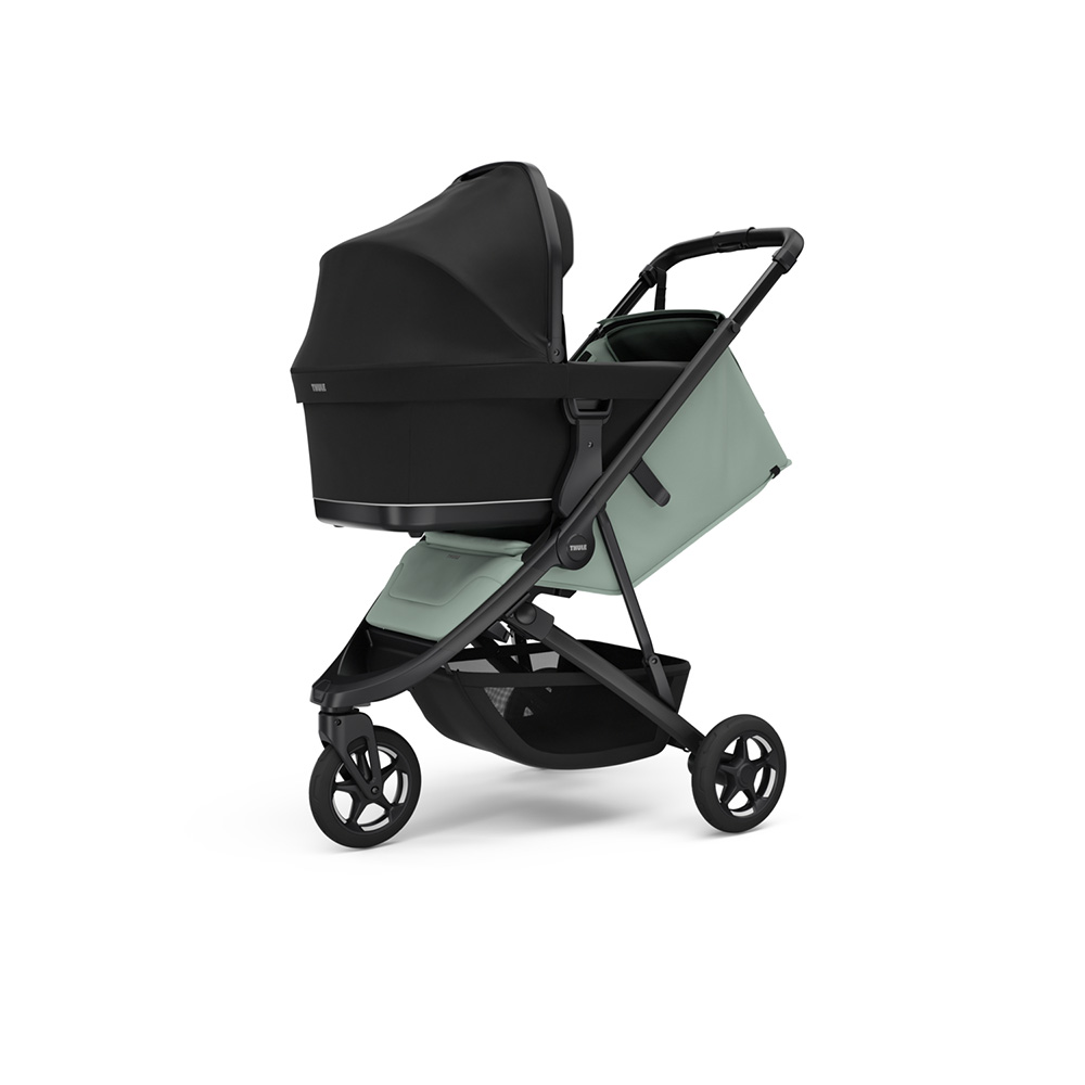 Thule Spring 2 klapvogn Mist Green on Black