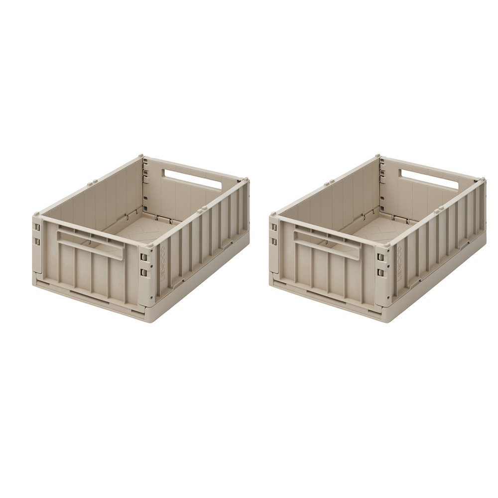 Liewood Weston opbevaringsboks M 2-pack Sandy 5060