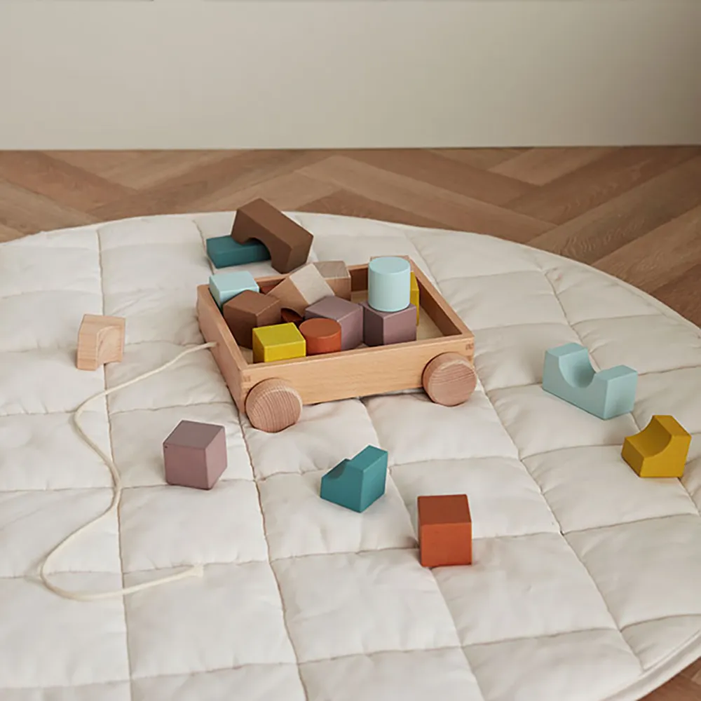Kids Concept klapvogn med blokke multi NEO