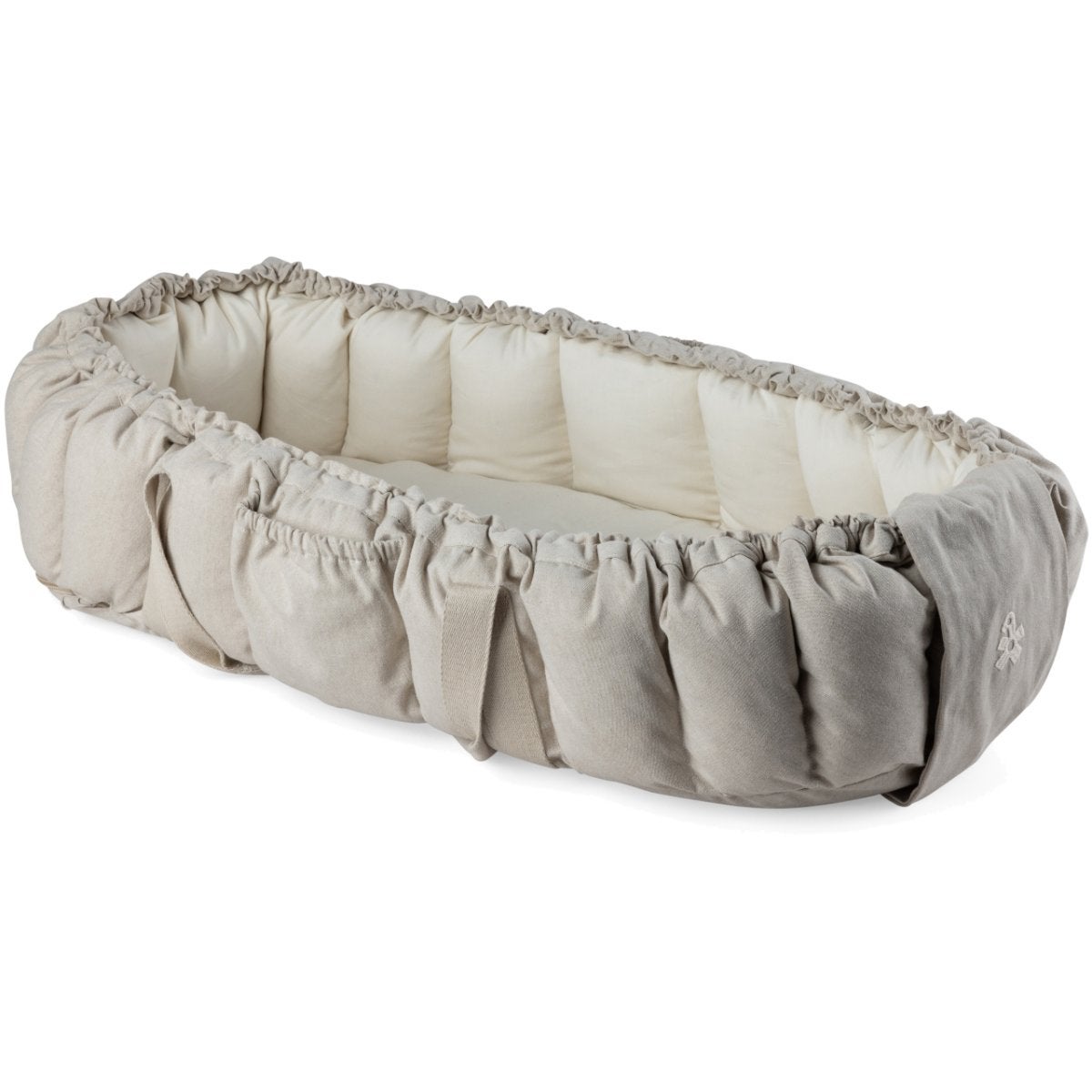 Sebra Babynest 3-i-1 med kaleche morning beige melange