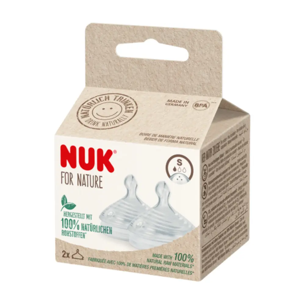 NUK for Nature sut silikone 6-18 m