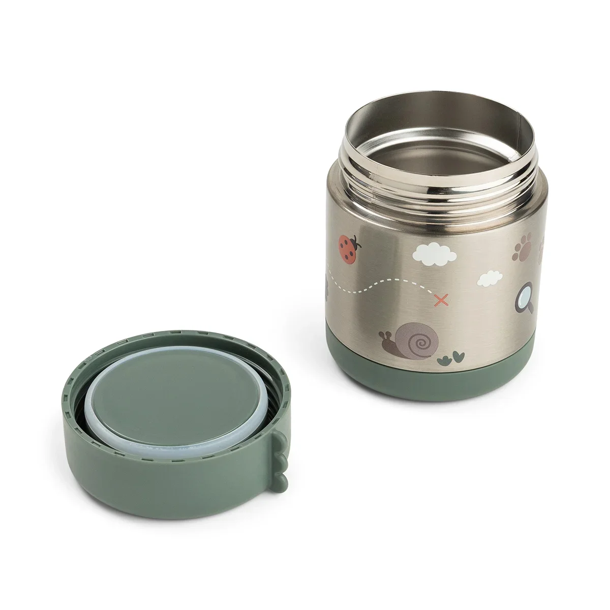 Done by Deer isoleret madbeholder Tiny Trails grøn 300 ml