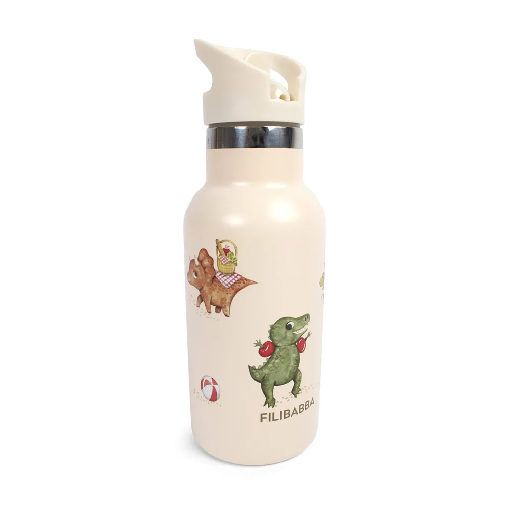 Filibabba Drikkeflaske i rustfrit stål - Dino Beach