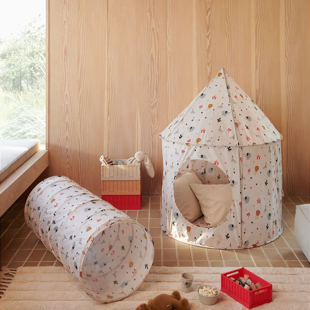 Liewood Emmanuel Pop Up Tunnel Peach / Sea shell