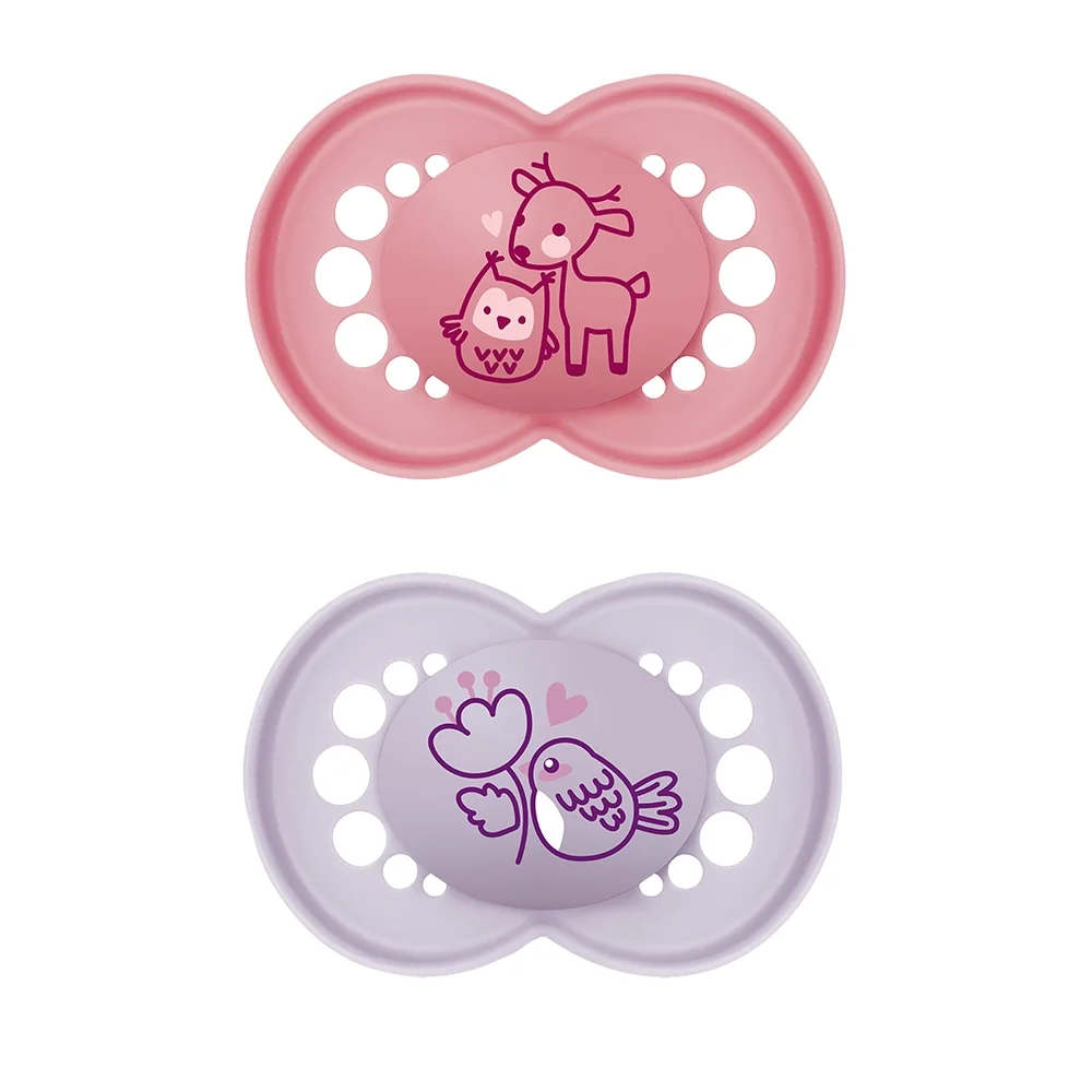 MAM Original Silikone 6–16m Rosa 2p