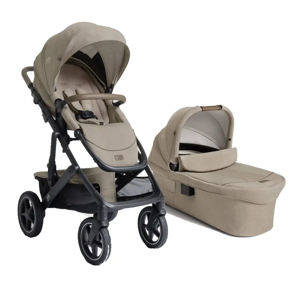 Joie Vinca med Ramble XL klapvogn 4-i-1 Joie Signature Sandstone