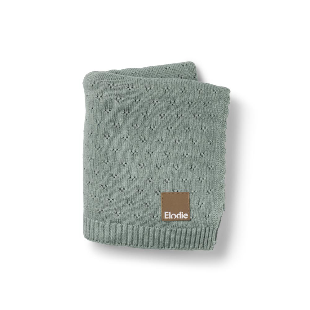 Elodie Pointelle tæppe -  Pebble Green