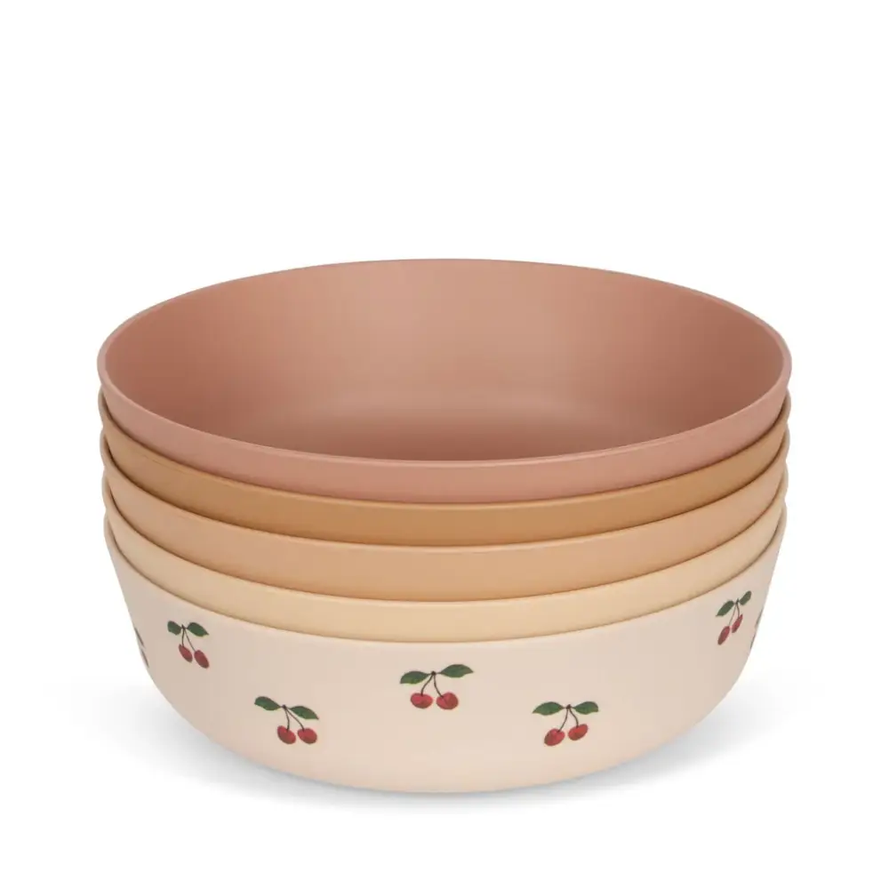 Konges Sløjd 5 Pack Bowl Cherry Mix-One Size